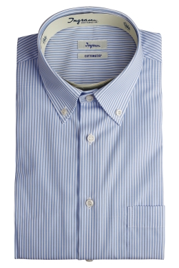 COTTONSTIR shirt in pure cotton with stripes. Ingram Man