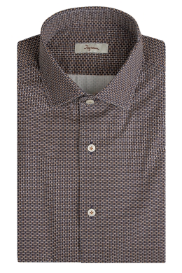 Camicia in cotone stampato Ingram uomo