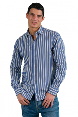 SLIM Striped Cotton Shirt