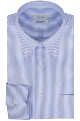 Camicia classica Cottonstir, taschino e button-down