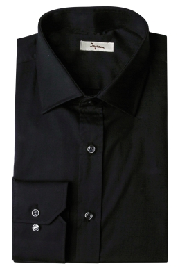 Camicia Ingram con collo semi-aperto e vestibilità classica.