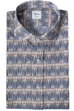 Camicia uomo slim fit in fantasia