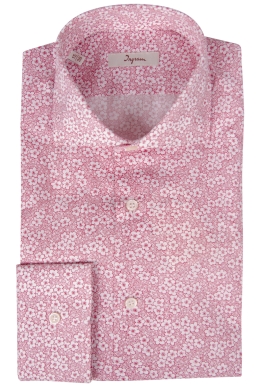 Camicia SLIM uomo in cotone con stampa floreale