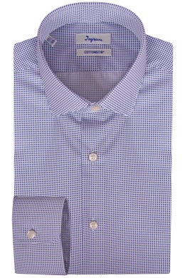 Camicia uomo vestibilità slim , COTTONSTIR in puro cotone twill no-stiro.