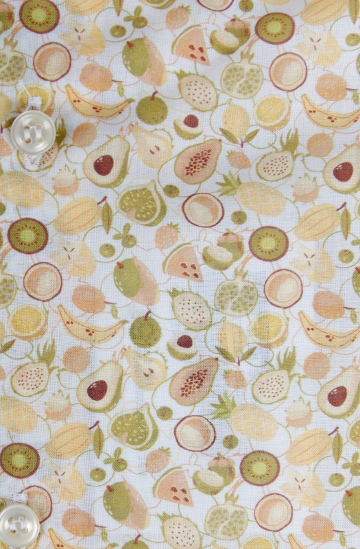 Camicia uomo in fantasia 100% cotone