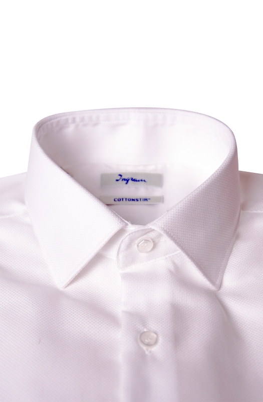 Slim COTTONSTIR shirt, 100% honeycomb cotton