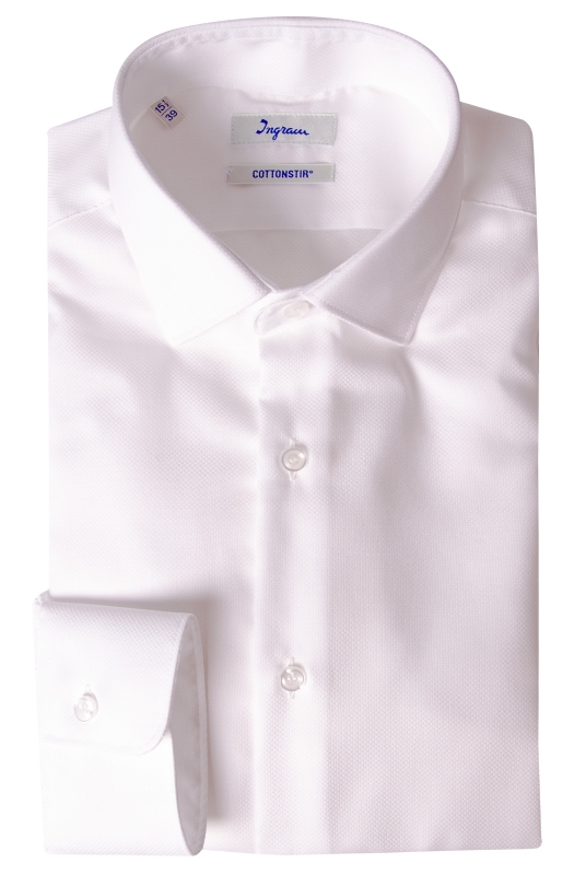 Slim COTTONSTIR shirt, 100% honeycomb cotton