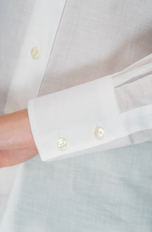 Camicia GINEVRA, , in  mussola di puro cotone, vestibilità regular.