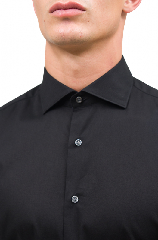 Stretch poplin vshirt. Ingram Man