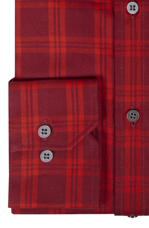 Camicia uomo in flanella, vestibilità Gioke classica