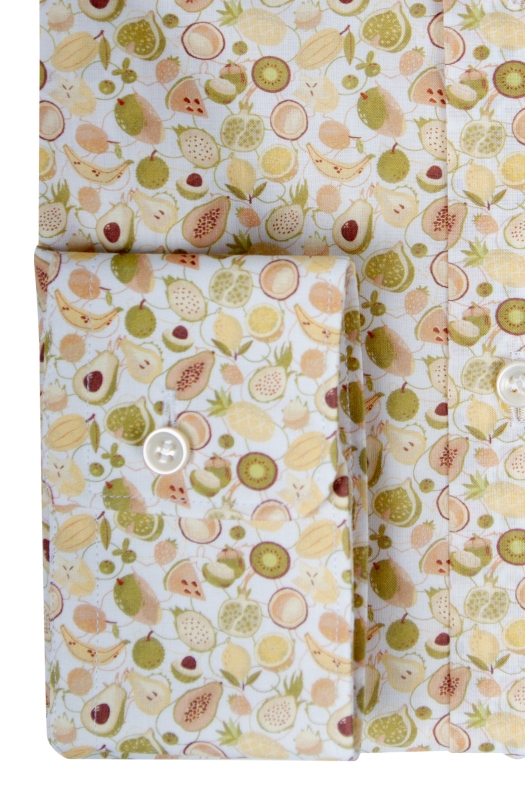 Camicia uomo in fantasia 100% cotone