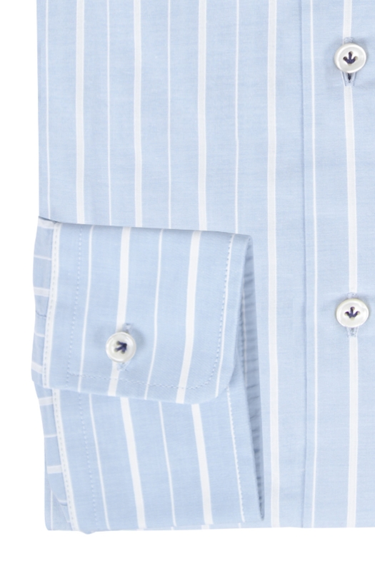 Camicia uomo slim 100% cotone con righe verticali