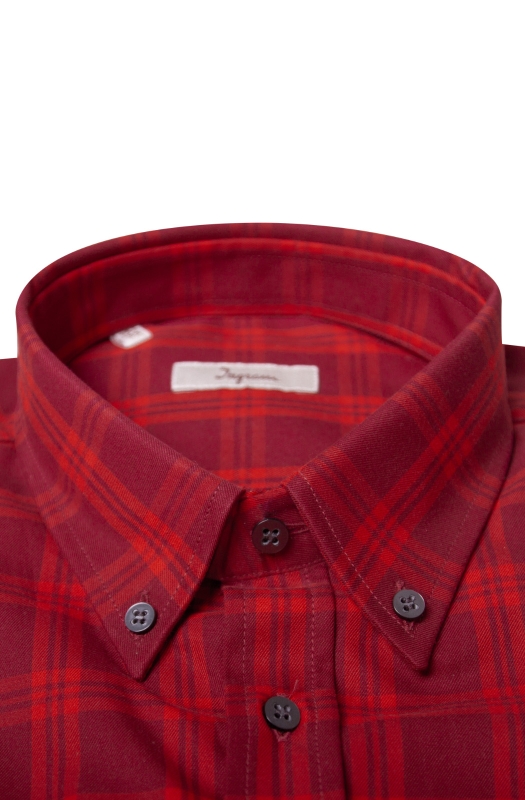 Classic fit men’s flannel shirt