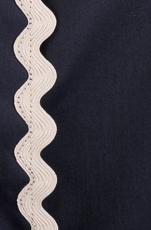 Ingram women’s blouse with grosgrain serpentine ribbon