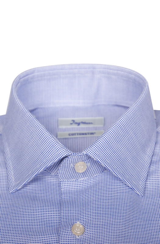 Camicia uomo Gioke COTTONSTIR in puro cotone twill no-stiro.