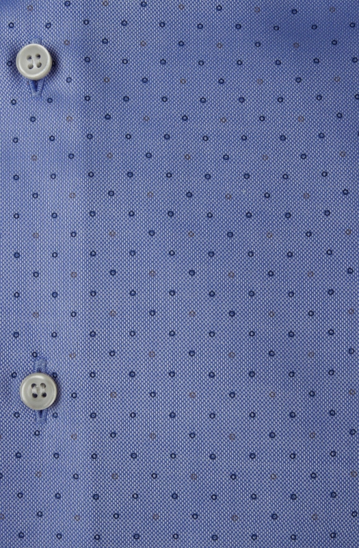 Camicia uomo COTTONSTIR in cotone operato microstampato, vestibilità slim