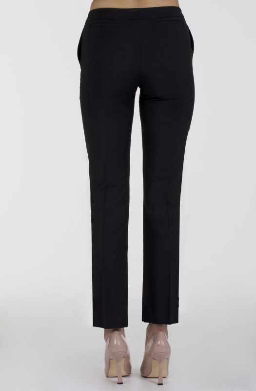 Coordinated trousers, straight cut in 100% wool, Ingam Woman