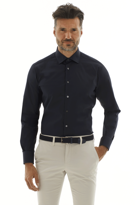 Cotton poplin shirt. Ingram Man