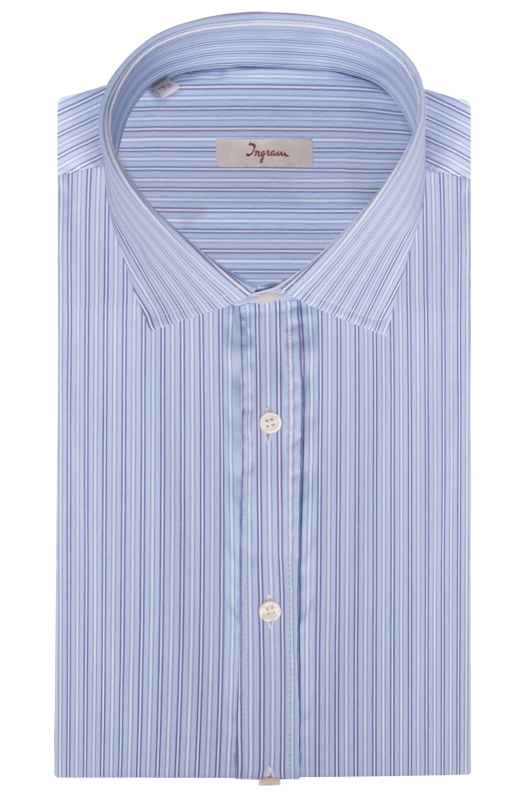 Camicia Gioke in cotone con righe verticali. Ingram Uomo.