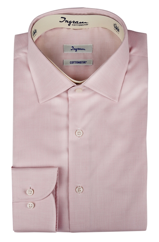 Cottonstir shirt, classic fit, semi cut-away collar, 100% Cotton