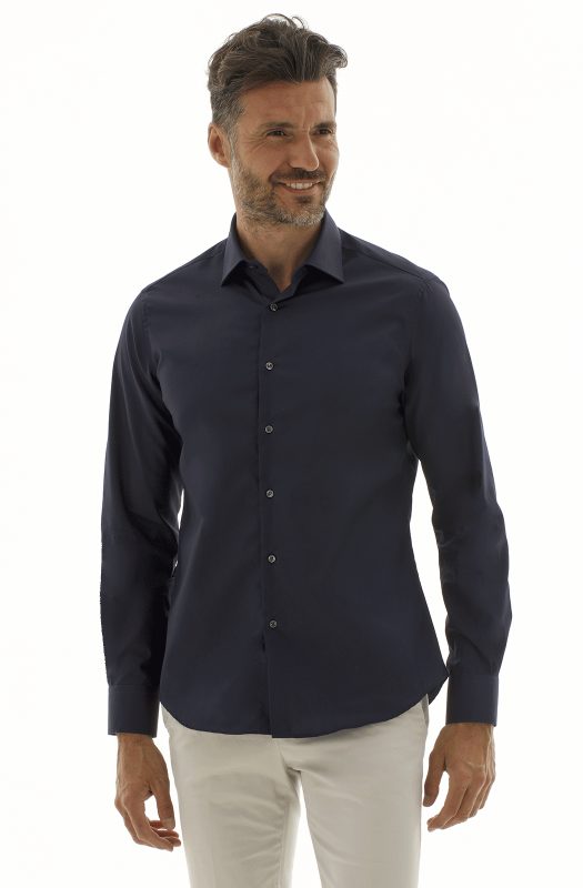COTTONSTIR shirt in pure non-iron cotton. Poplin. Ingram Man