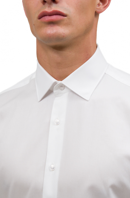 Camicia in twill di cotone. Ingram Uomo. Vestibilità regolare.