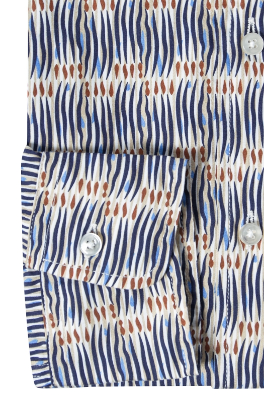 Camicia uomo slim fit in fantasia