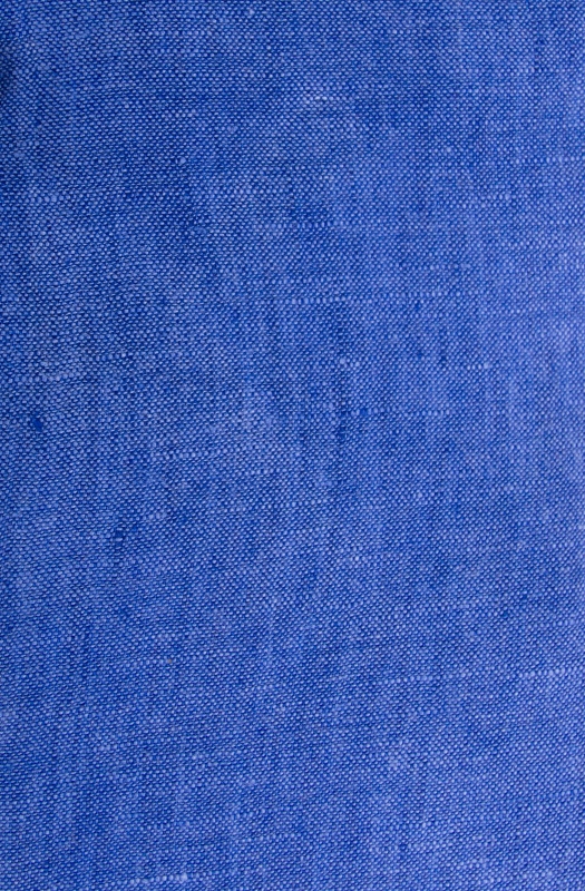 Camicia uomo in lino blu