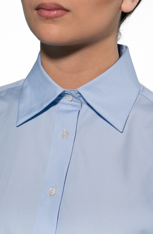 MARTA shirt, oversized fit and slightly cropped length, pure cotton