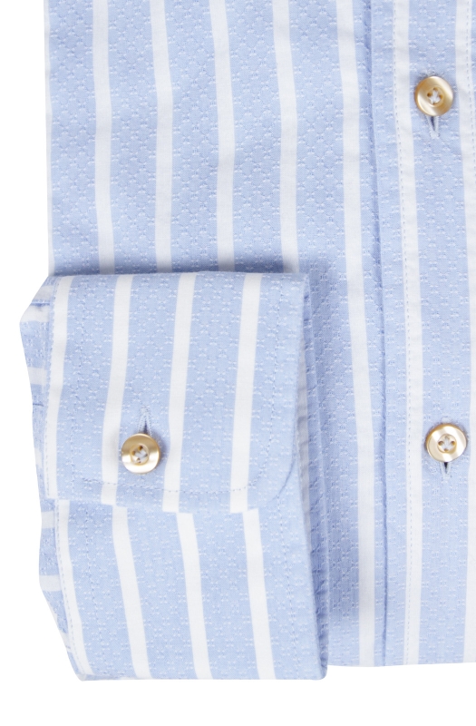 Camicia uomo slim cotone con righe verticali