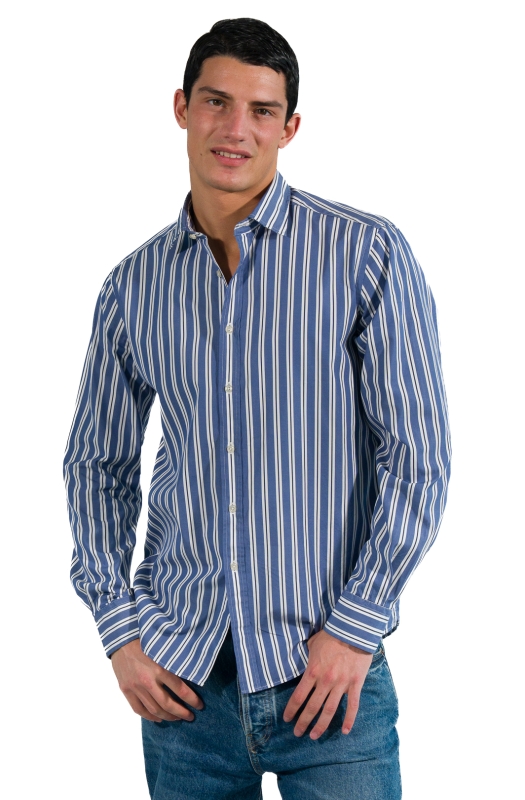Camicia SLIM, in cotone a righe